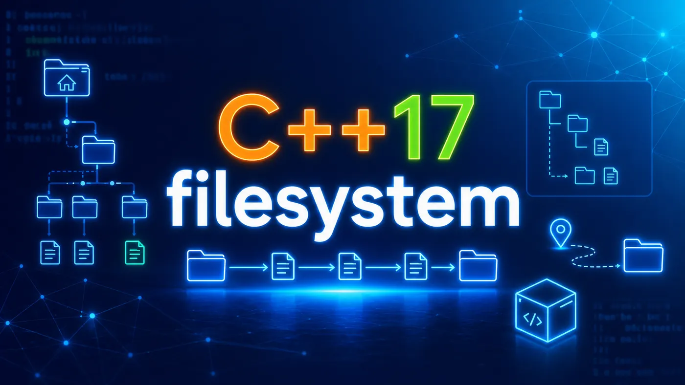 C++ 17 file_system